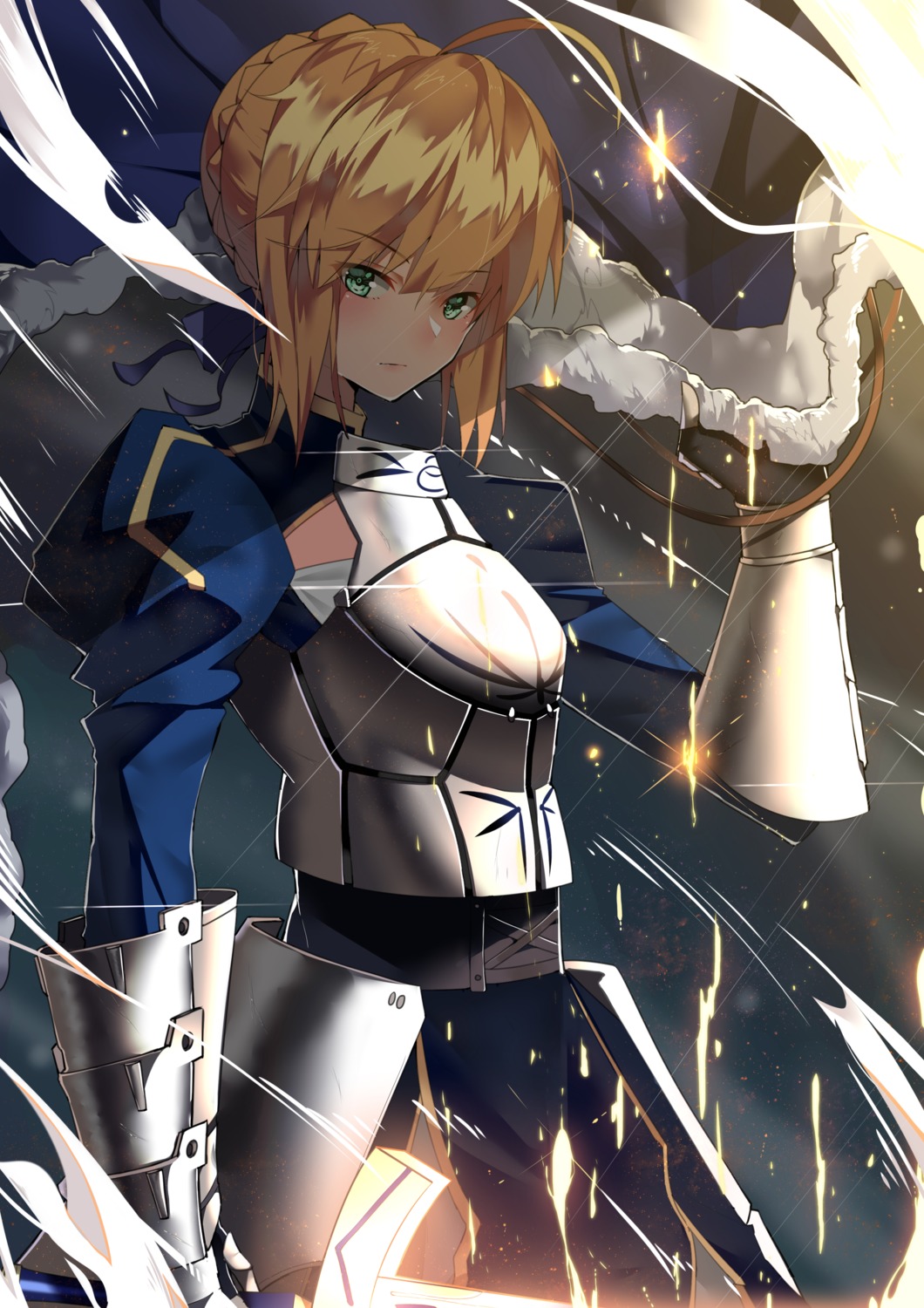 armor chun_bi fate/stay_night saber sword