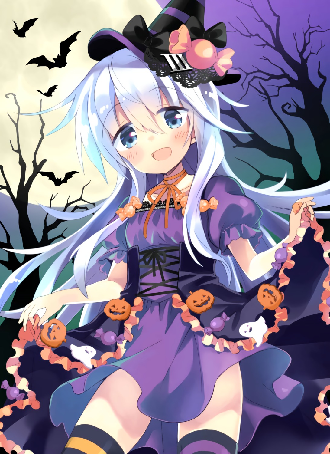 dress halloween hibiki_(kancolle) hizuki_yayoi kantai_collection thighhighs