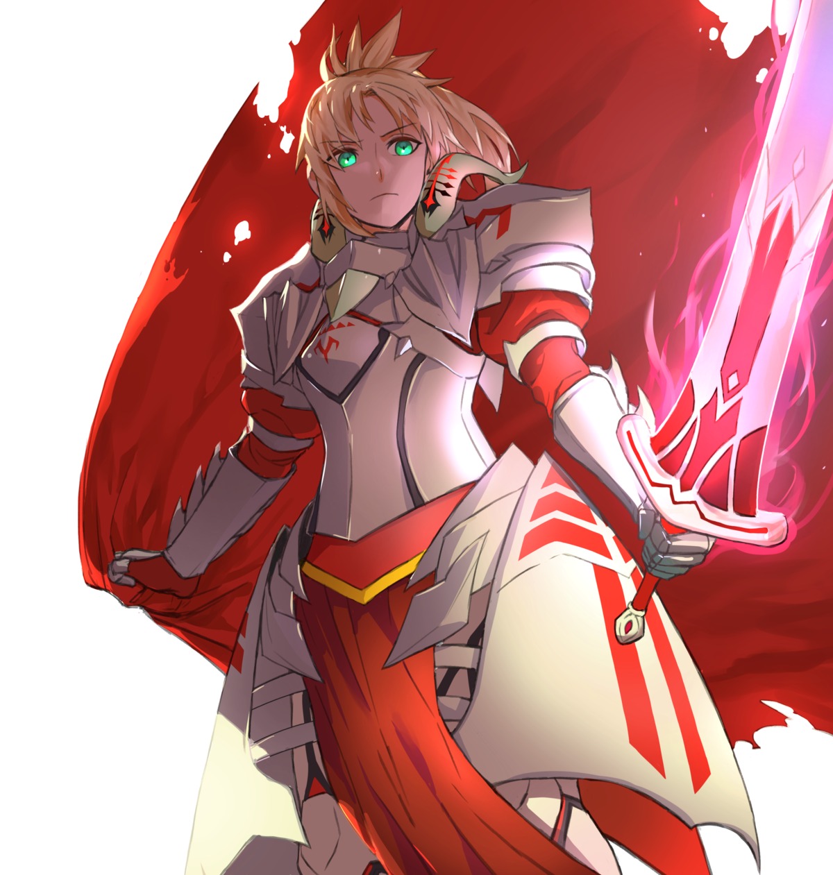 armor atomel fate/apocrypha fate/grand_order fate/stay_night mordred_(fate) sword