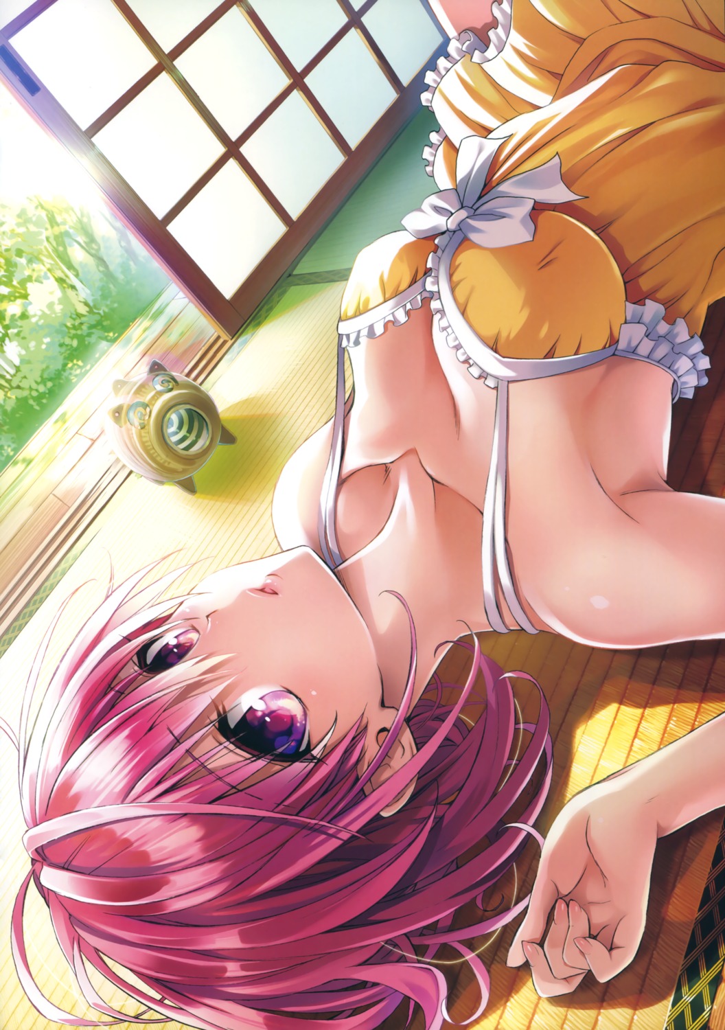 cleavage dress momo_velia_deviluke no_bra to_love_ru to_love_ru_darkness yabuki_kentarou