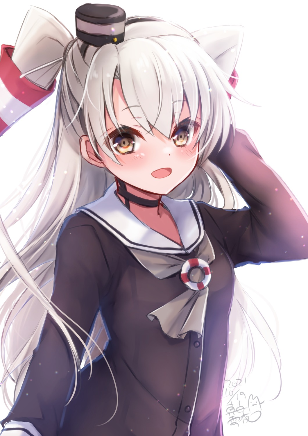 amatsukaze_(kancolle) kantai_collection mashiro_yukiya seifuku