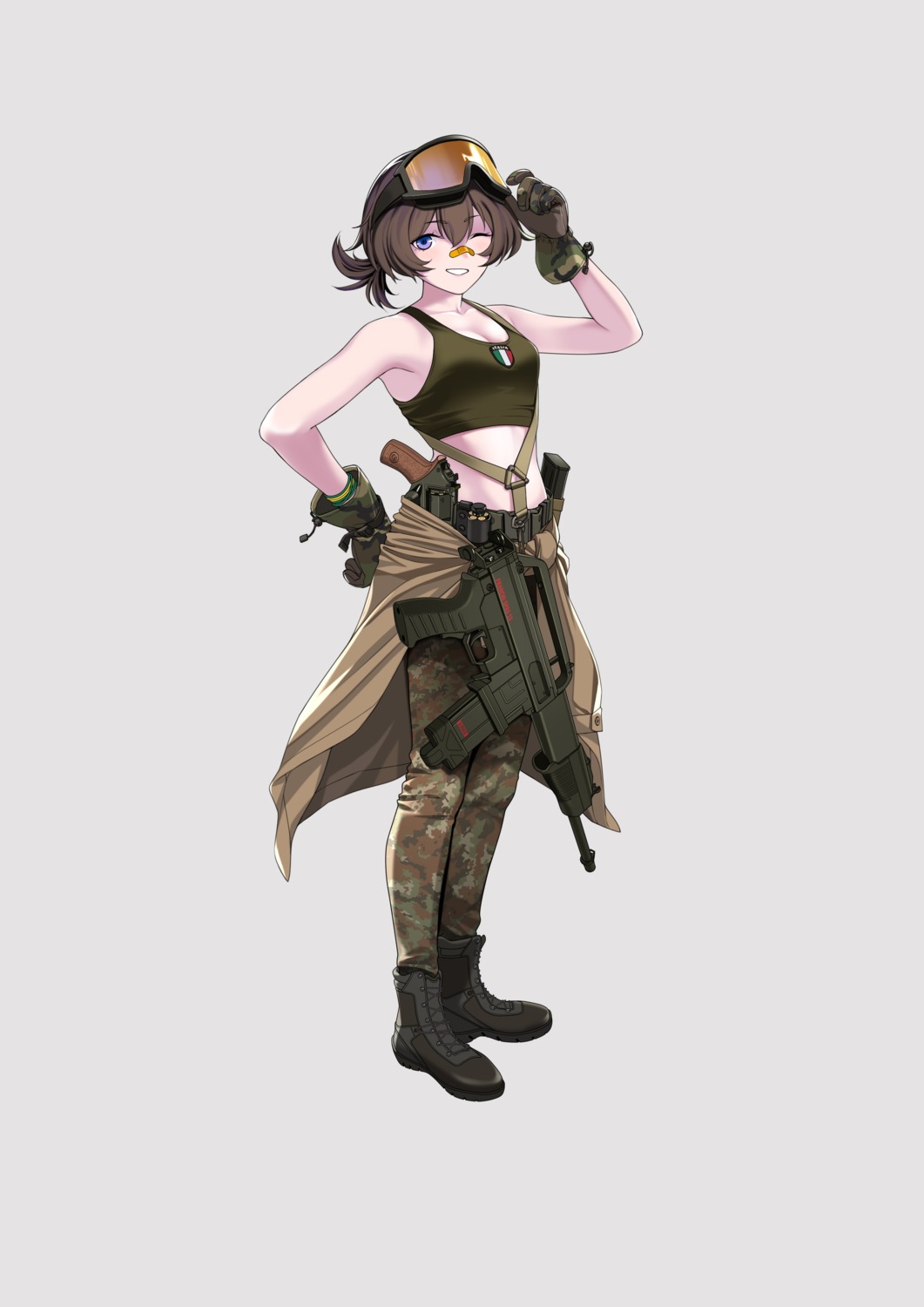 bandaid cleavage gun uniform yitiao_er-hua