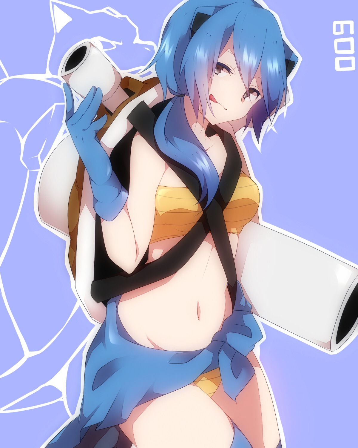 anthropomorphization bikini blastoise pokemon swimsuits takeshima_eku