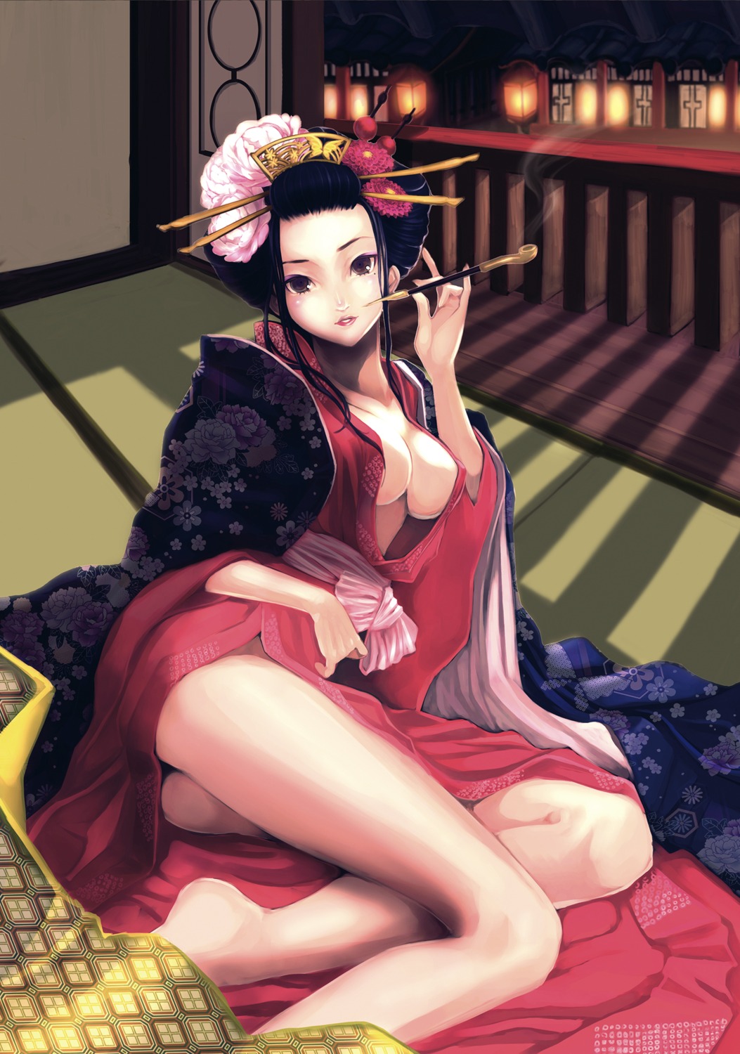 cleavage kimono ri-ko