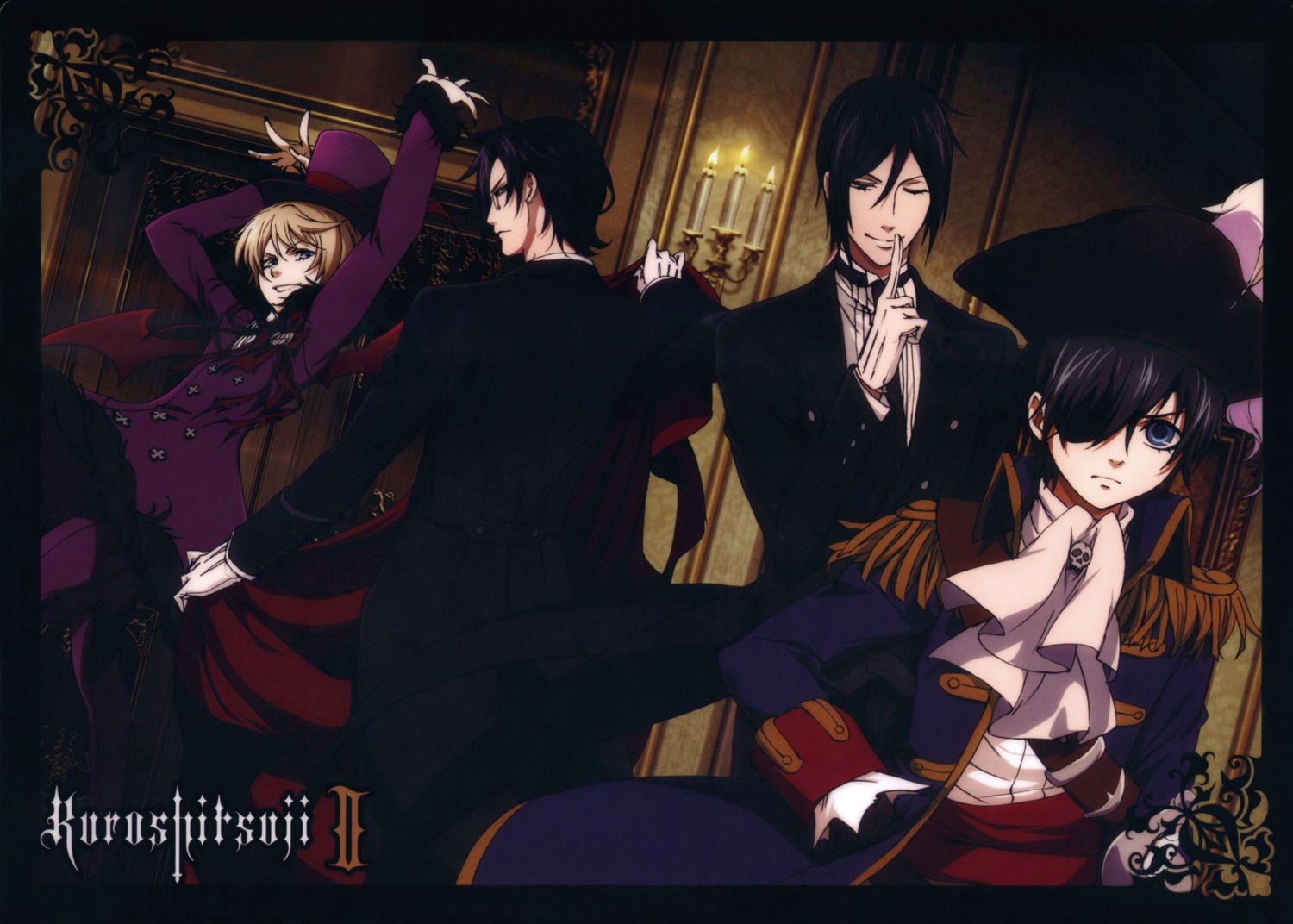 alois_trancy ciel_phantomhive claude_faustus eyepatch kuroshitsuji male megane screening sebastian_michaelis tagme wings