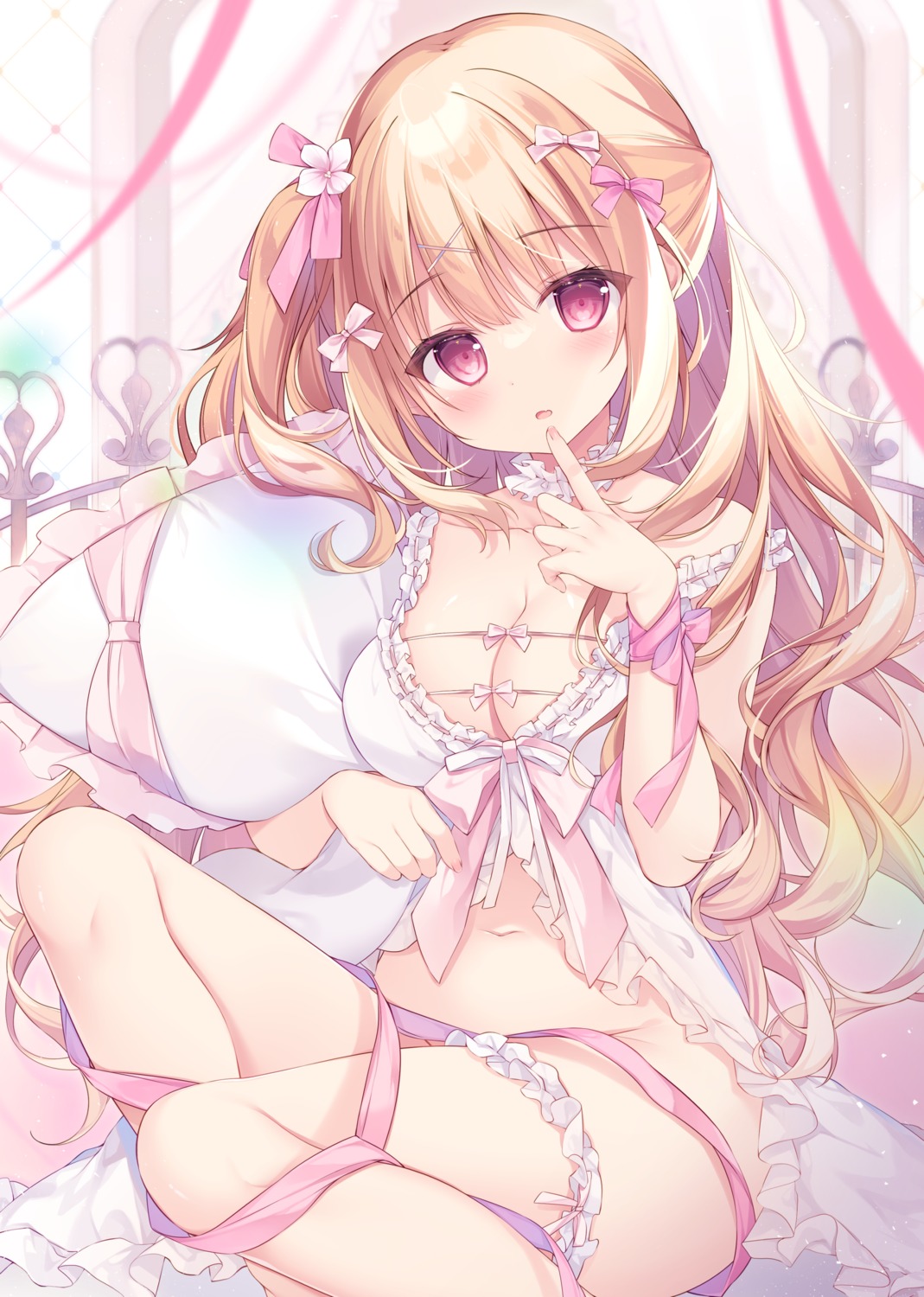 garter lingerie nopan shirosei_mochi