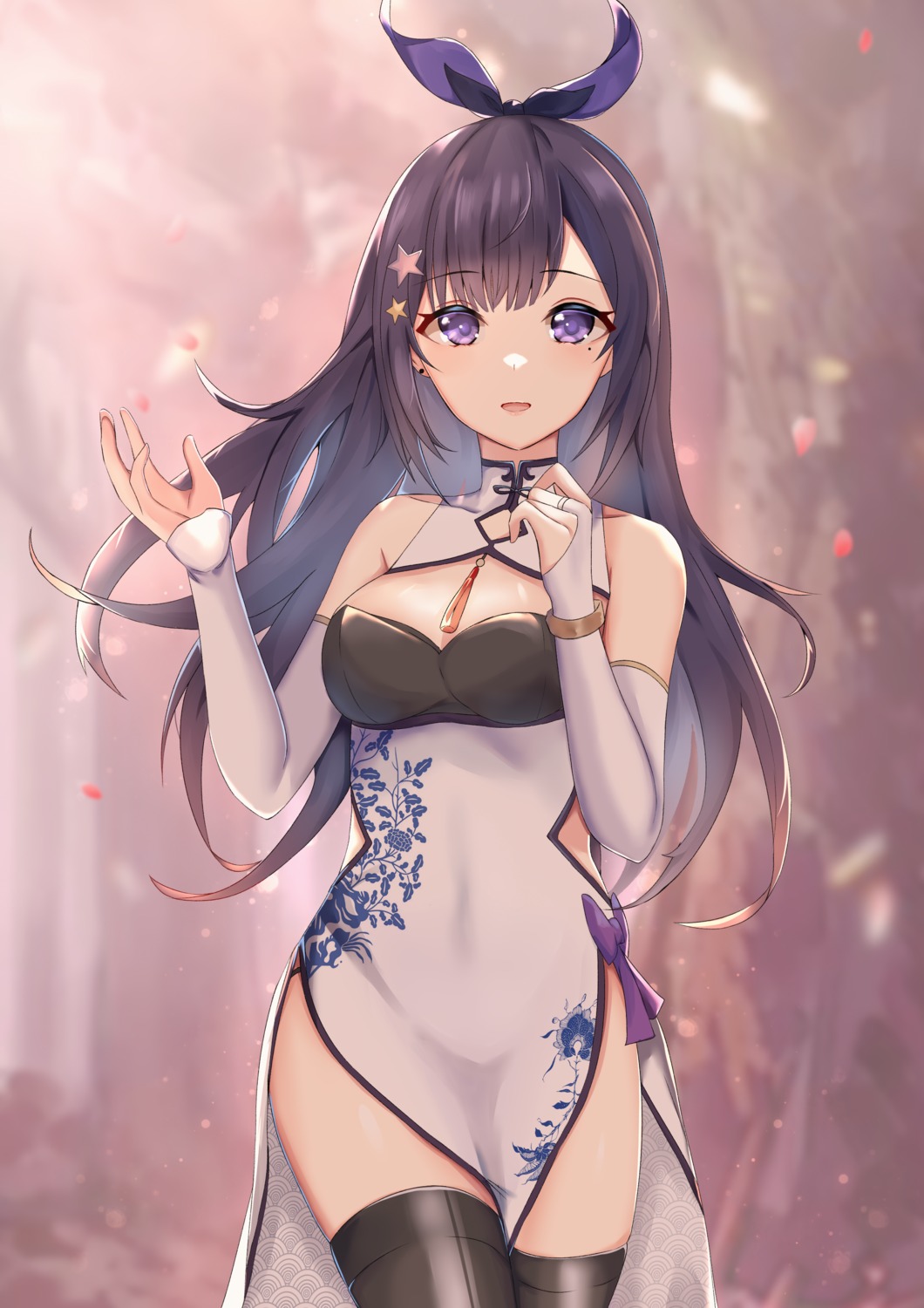 a-soul bella_(a-soul) chinadress theos thighhighs