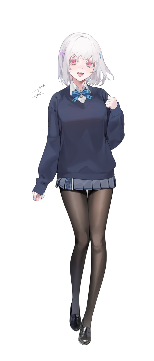 ohisashiburi pantyhose seifuku sweater