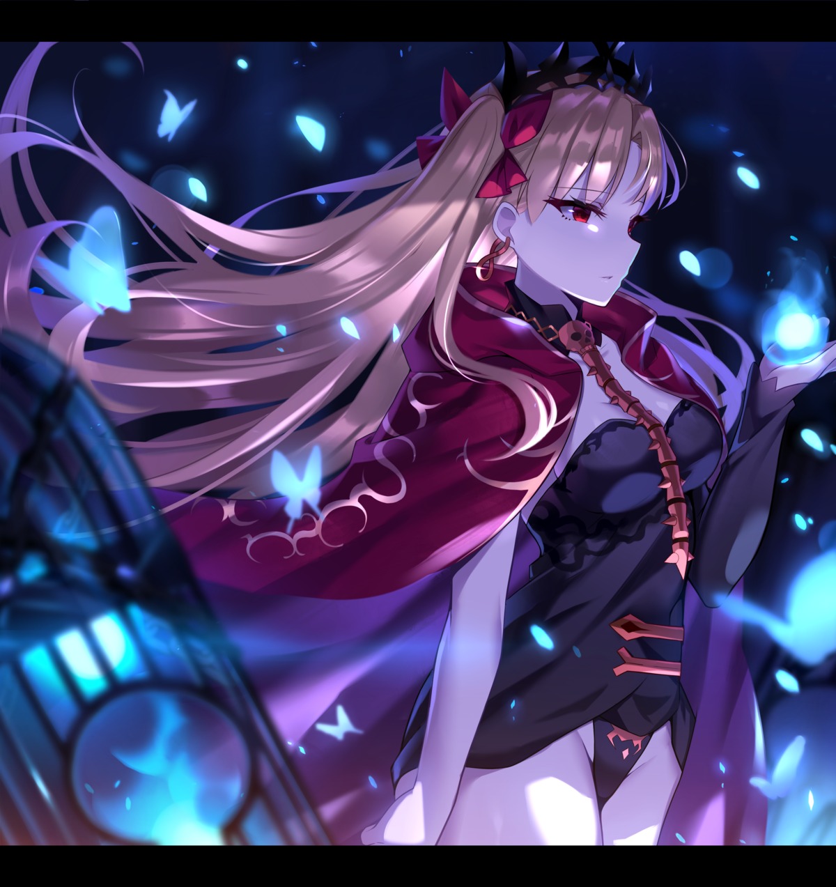 black_fire ereshkigal_(fate/grand_order) fate/grand_order pantsu