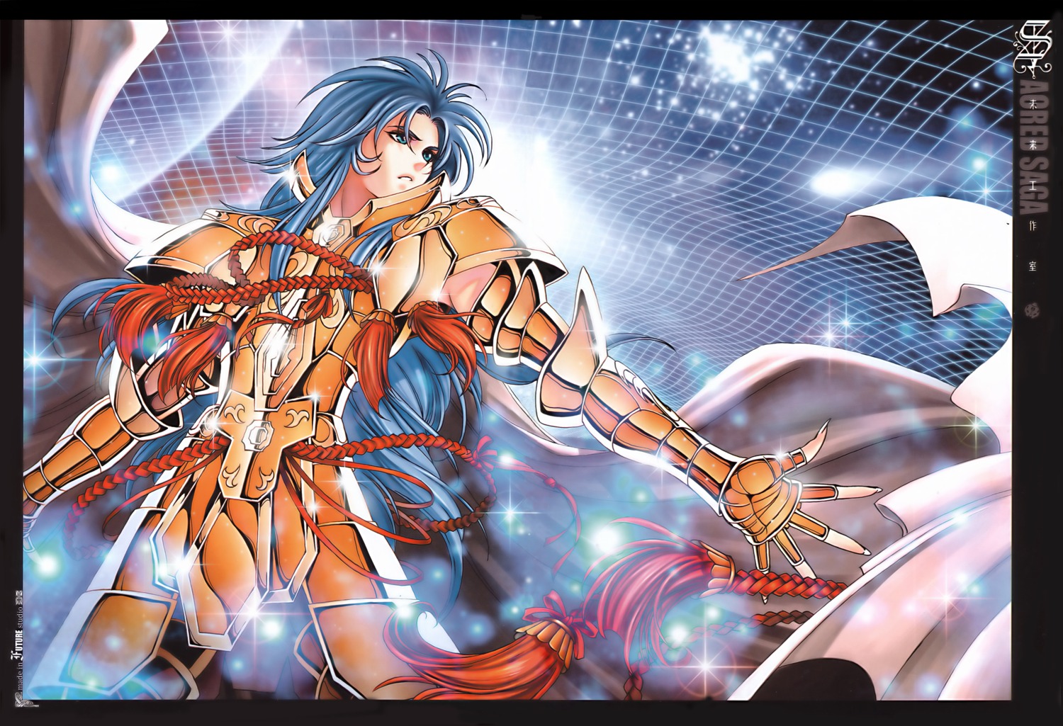 future_studio gemini_saga male saint_seiya