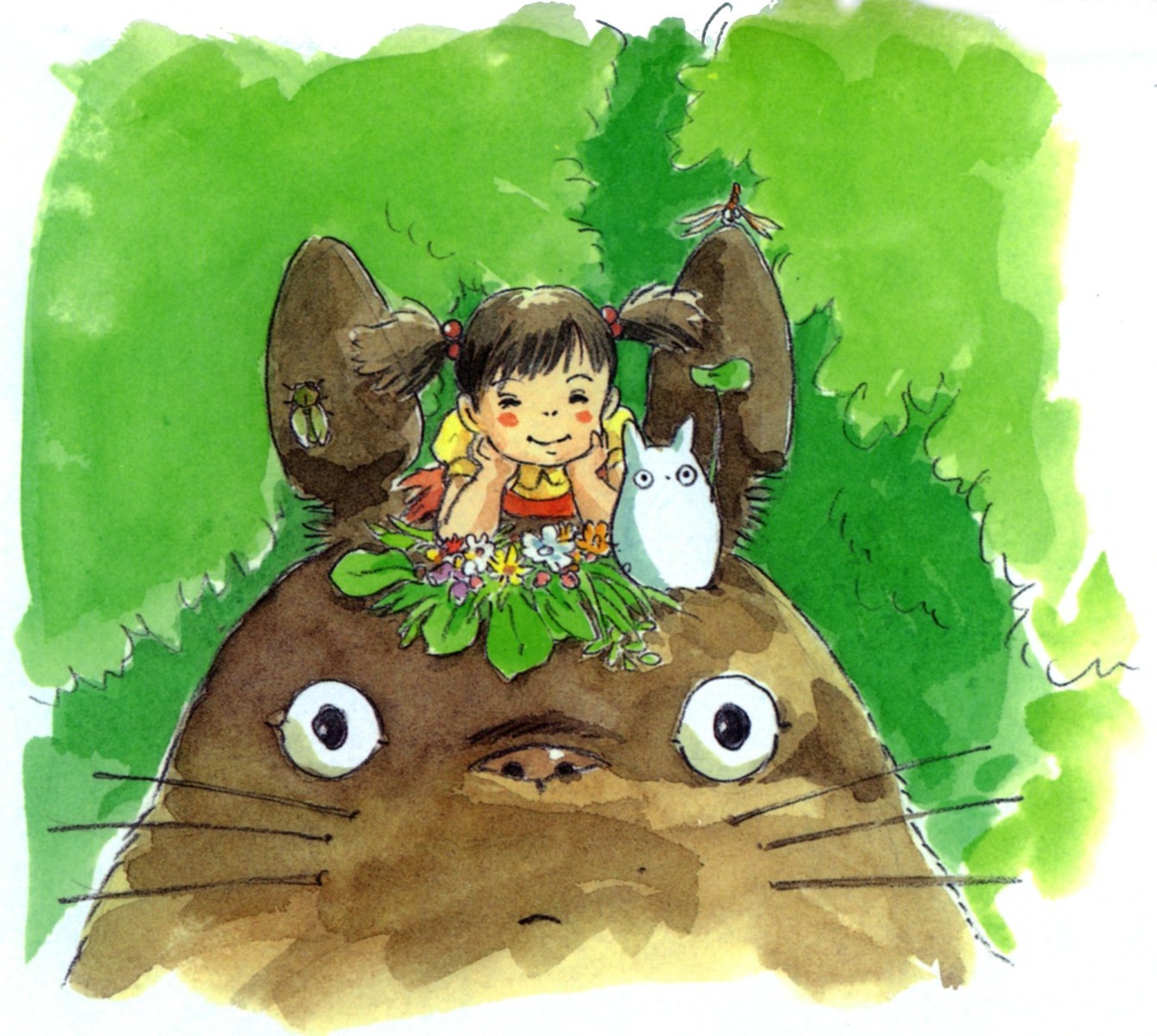 kusakabe_mei oga_kazuo tonari_no_totoro totoro