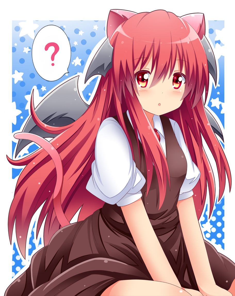 animal_ears koakuma nekomimi shinekalta tail touhou