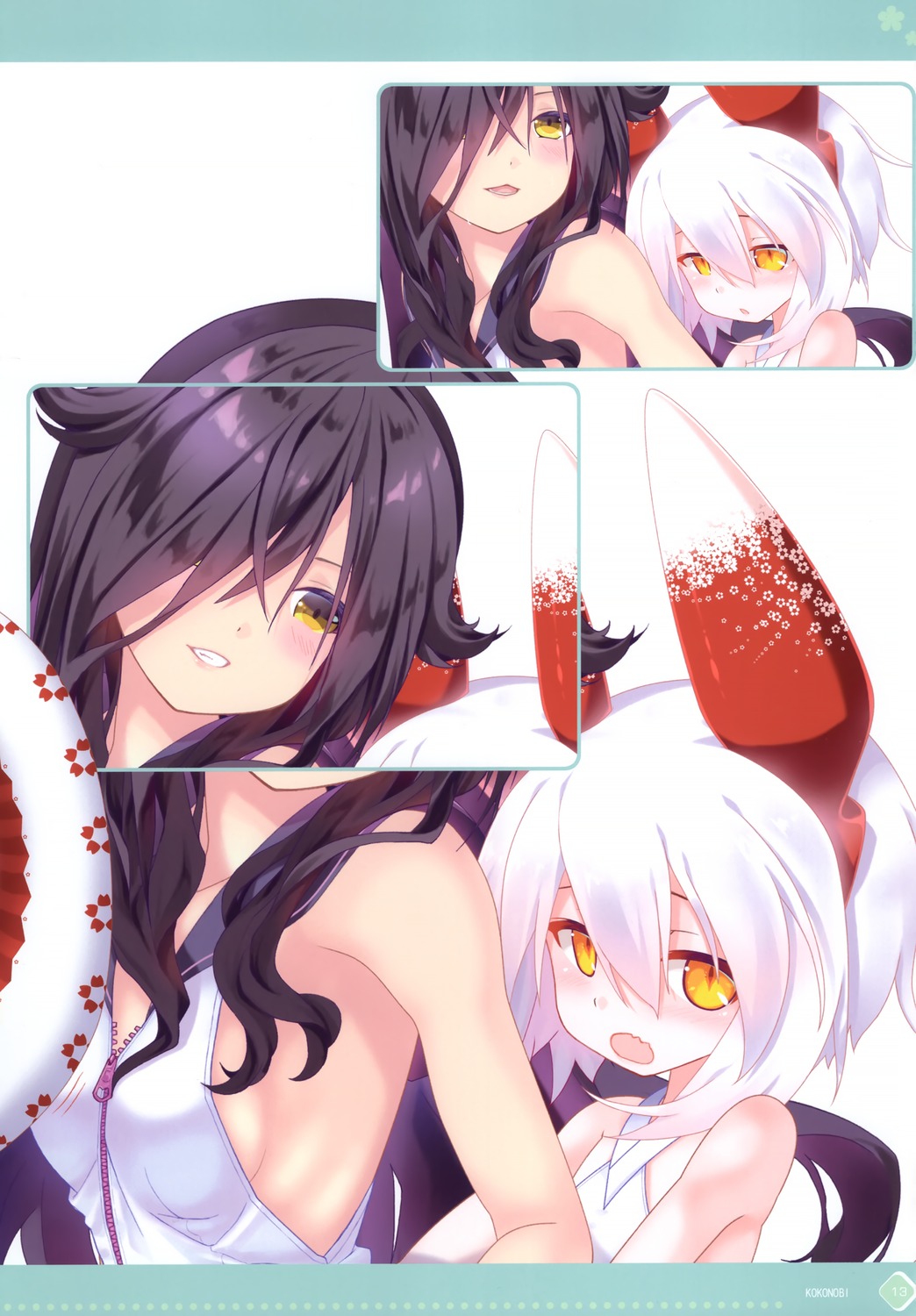 animal_ears ice_&_choco kokonobi loli no_bra yuri