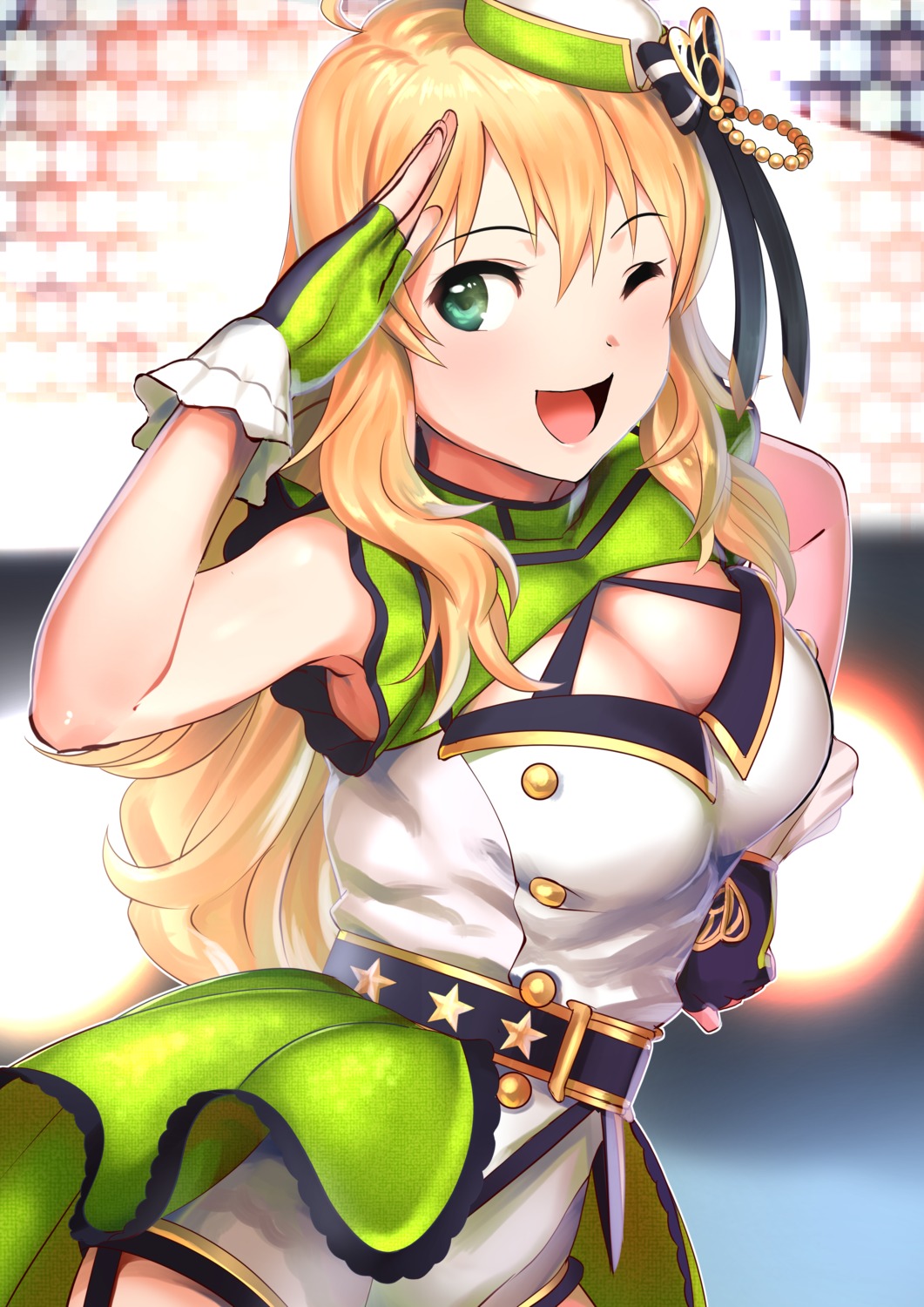 cleavage hoshii_miki pettan_p the_idolm@ster