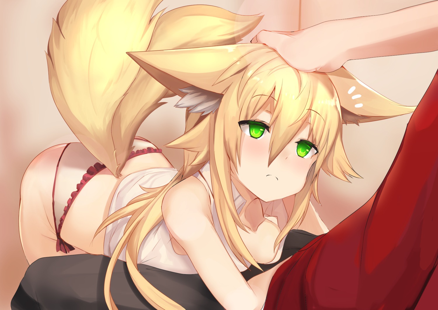 animal_ears haik kitsune pantsu tail