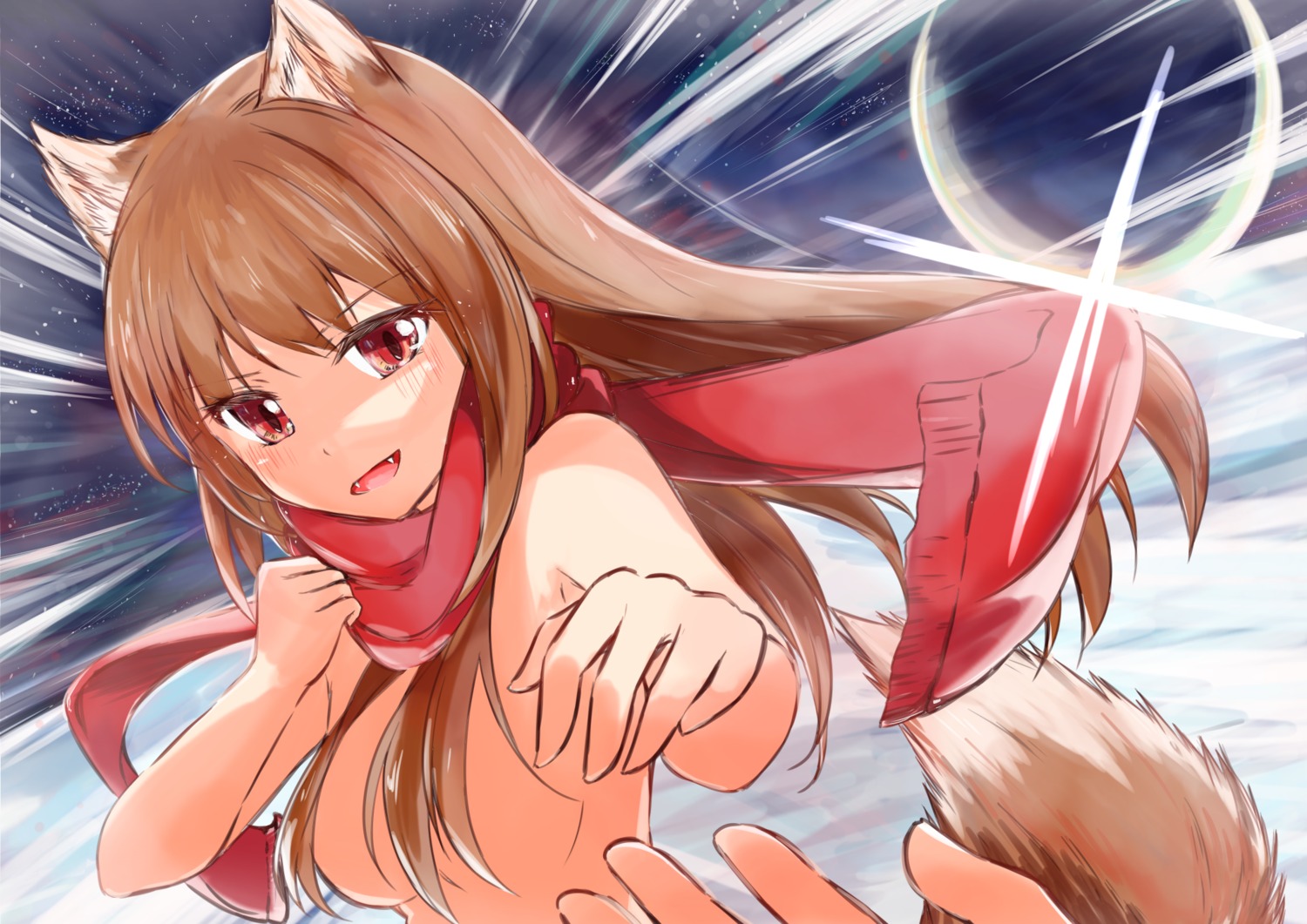 animal_ears holo naked spice_and_wolf tagme tail