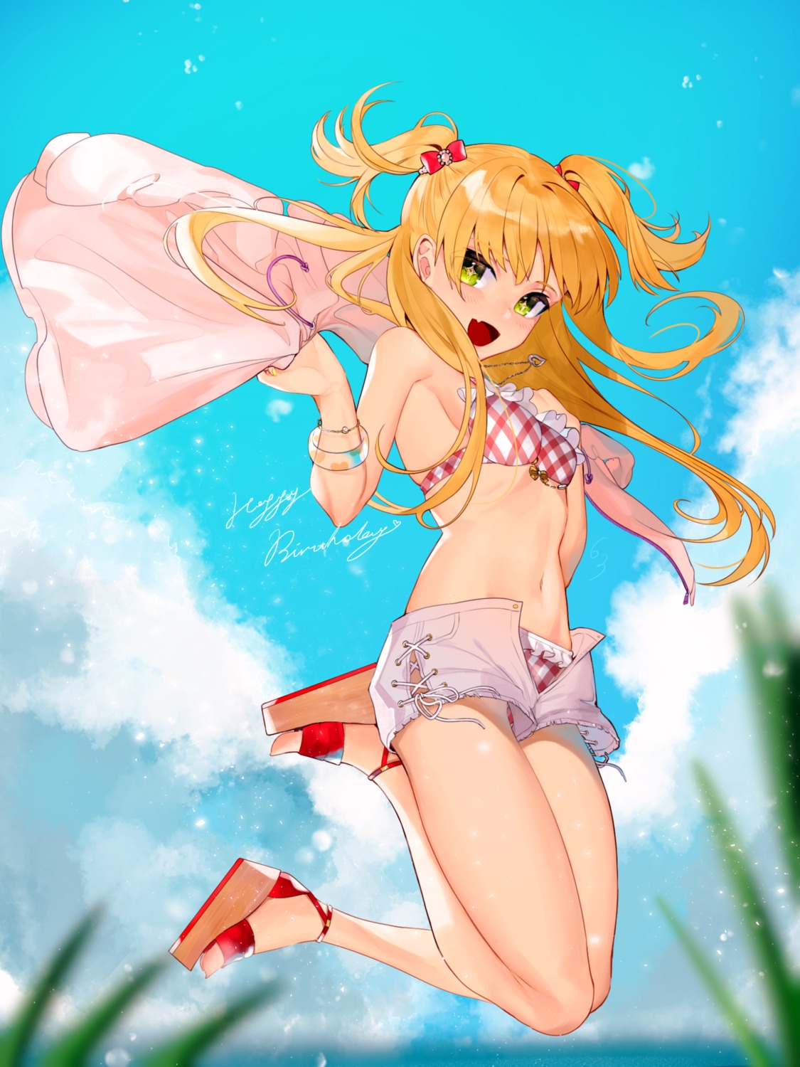 bikini jougasaki_rika koyo_akio swimsuits the_idolm@ster the_idolm@ster_cinderella_girls