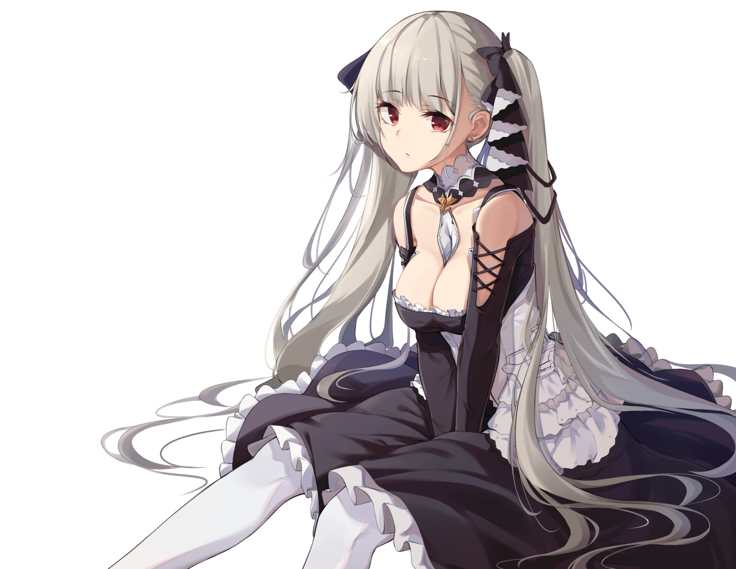 azur_lane formidable_(azur_lane) gothic_lolita lolita_fashion no_bra ziro_(zirorong)