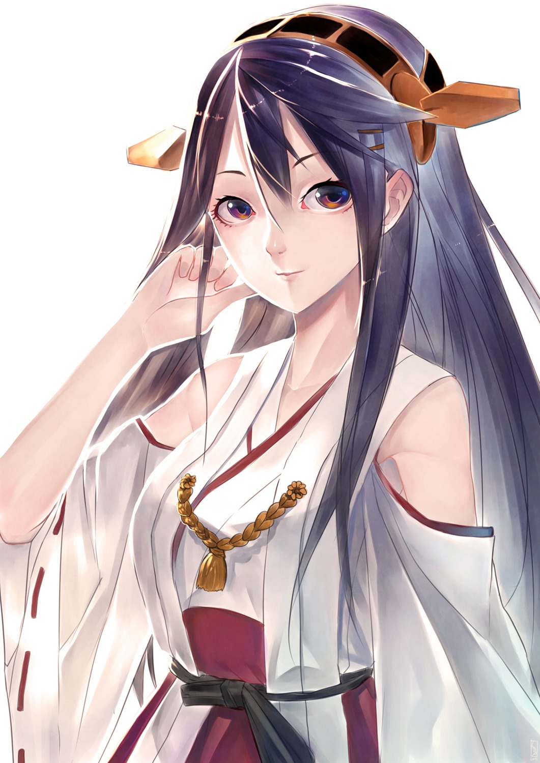 haruna_(kancolle) japanese_clothes jun_project kantai_collection