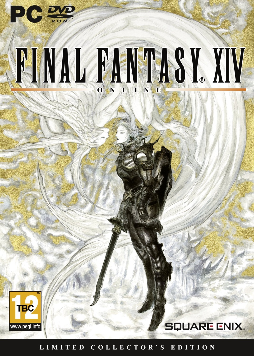 amano_yoshitaka armor disc_cover final_fantasy final_fantasy_xiv square_enix