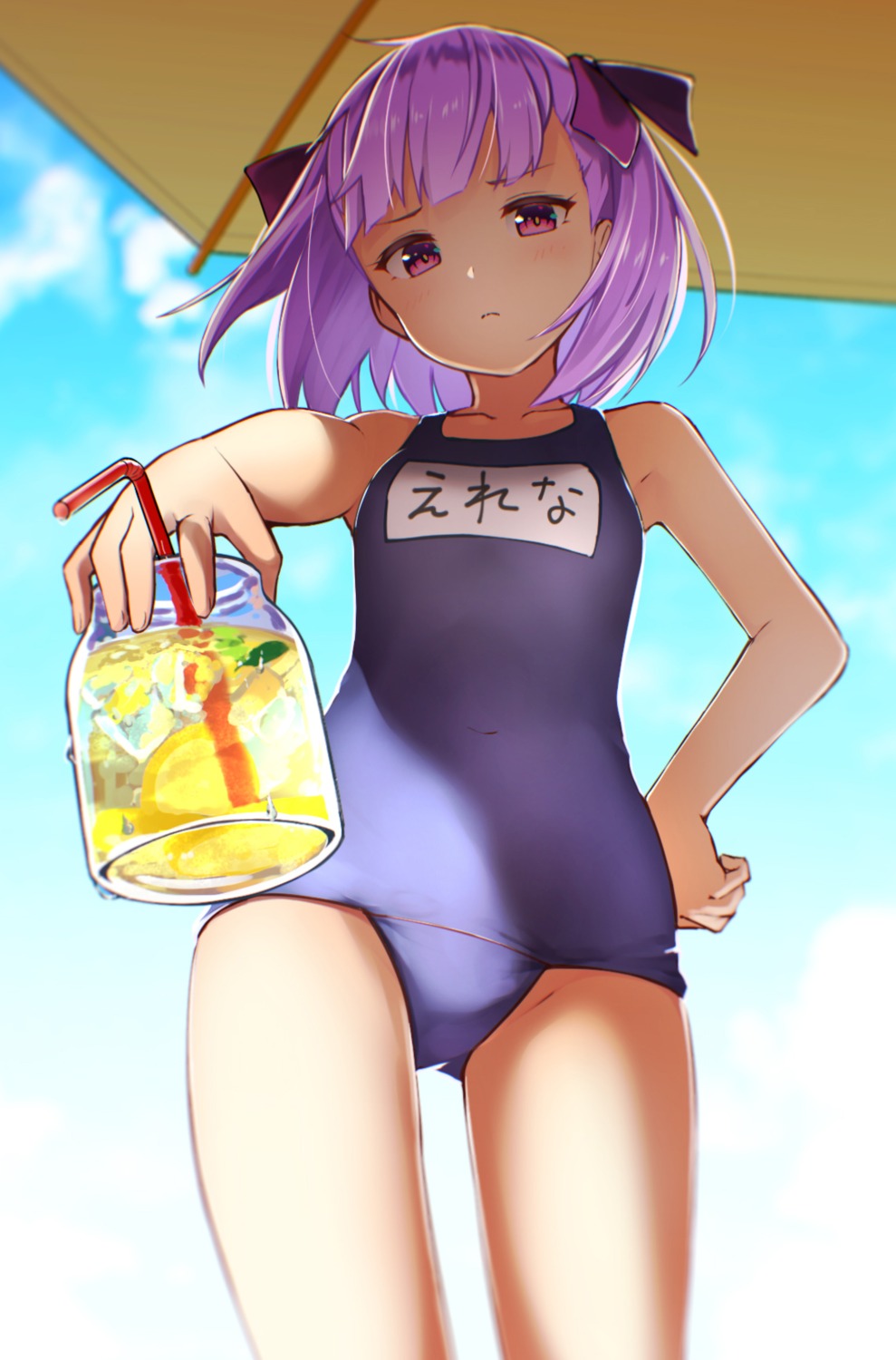 fate/grand_order fate/stay_night helena_blavatsky_(fate/grand_order) ninnzinn school_swimsuit swimsuits