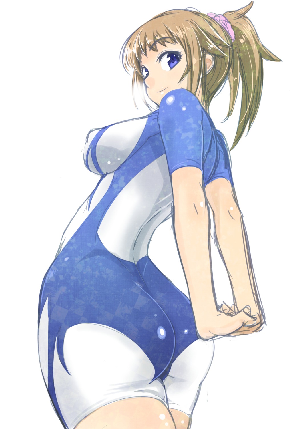 ass bodysuit erect_nipples gundam gundam_build_fighters gundam_build_fighters_try hoshino_fumina takuji