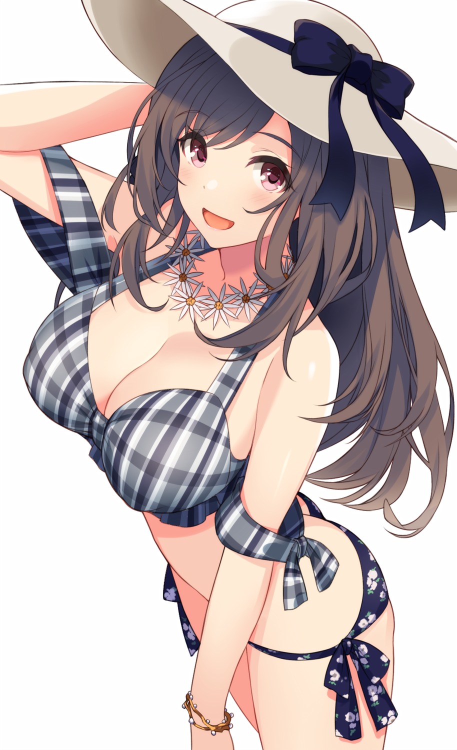 bikini cleavage sukebewe swimsuits the_idolm@ster the_idolm@ster_shiny_colors tsukioka_kogane