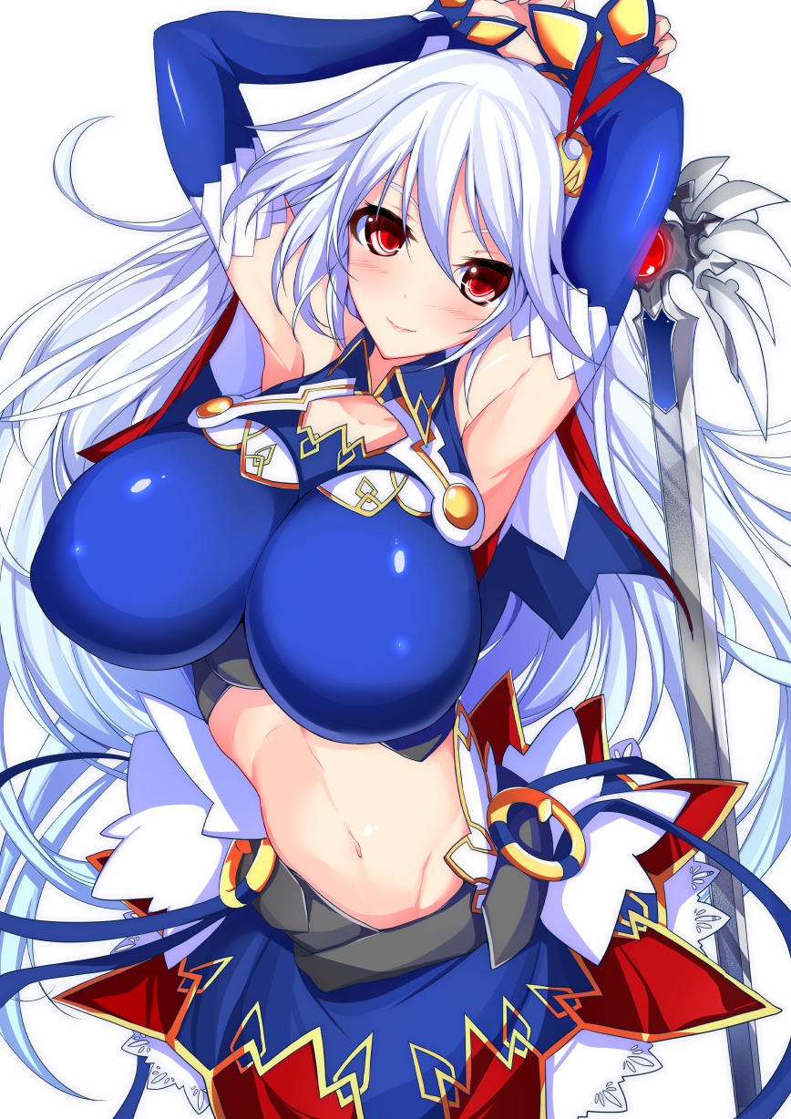 cleavage eleonora_viltaria madan_no_ou_to_vanadis narumi_cristear_note sword