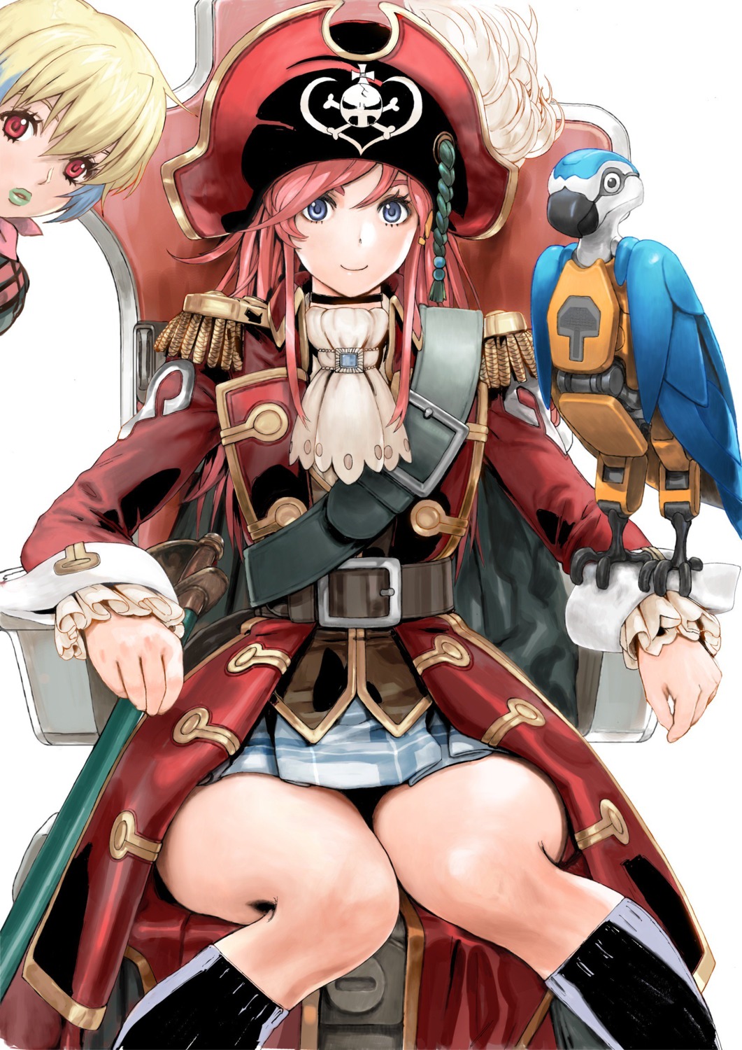 katou_marika mecha mouretsu_pirates pirate yasuda_akira