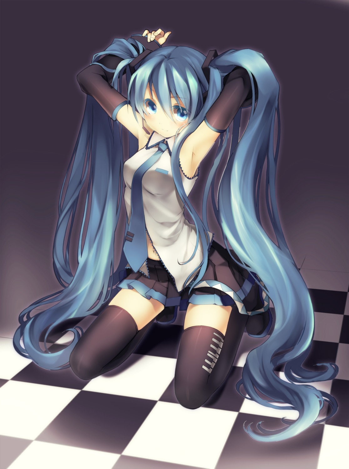 bison_cangshu ginta hatsune_miku thighhighs vocaloid