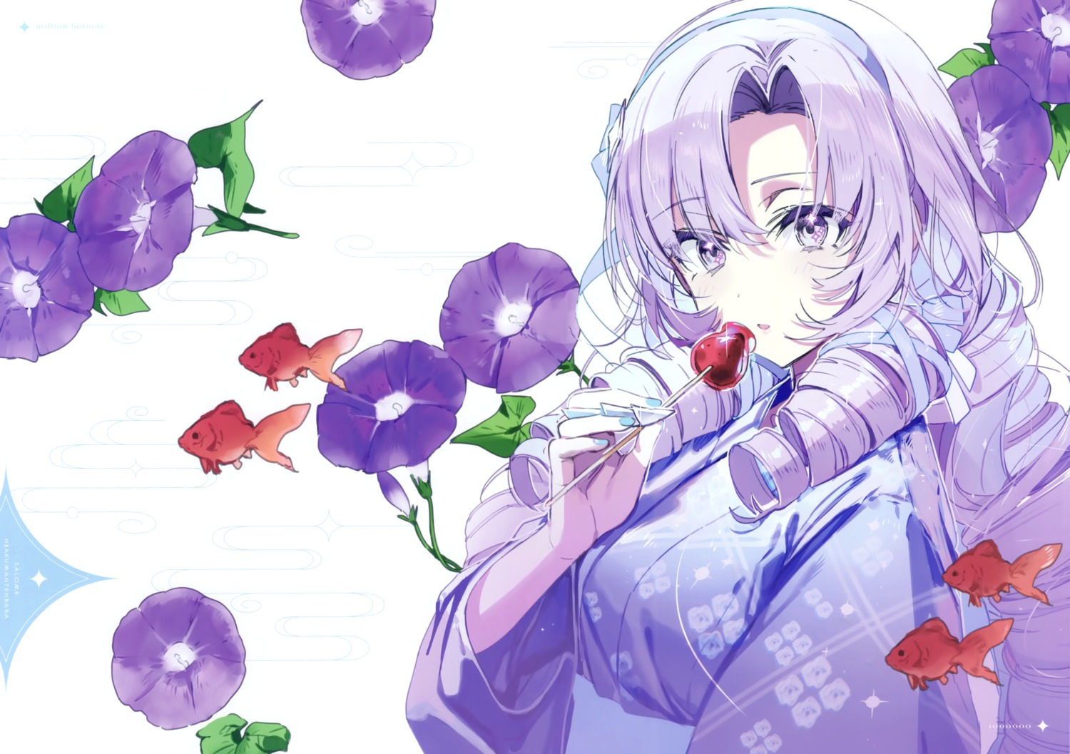 attaka_taoru hyakumantenbara_salome nijisanji wata_(attaka_taoru) yukata