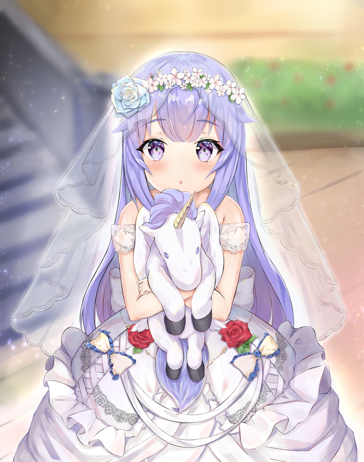 azur_lane dress lisu unicorn_(azur_lane) wedding_dress