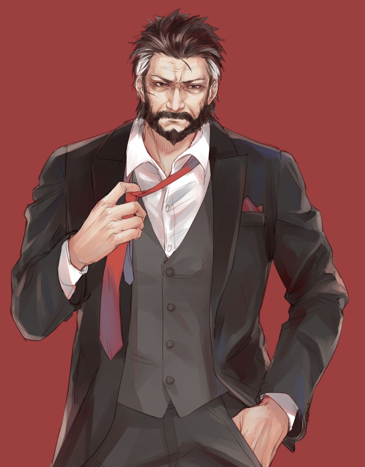 girls_frontline kryuger_berezovich_(girls_frontline) male sang_poisoning