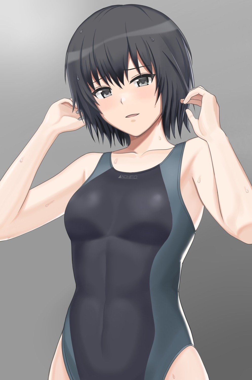 amagami higofushi nanasaki_ai swimsuits wet