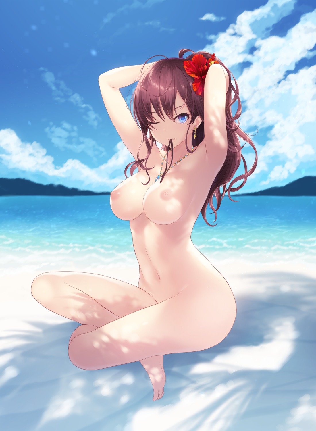 cait ichinose_shiki naked nipples the_idolm@ster the_idolm@ster_cinderella_girls