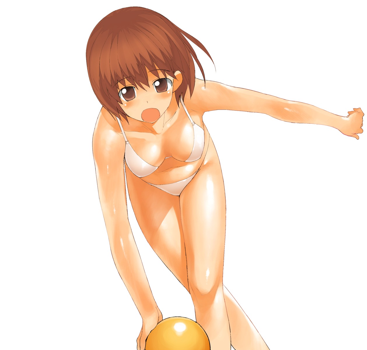 a1 bikini cleavage hagiwara_yukiho initial-g swimsuits the_idolm@ster