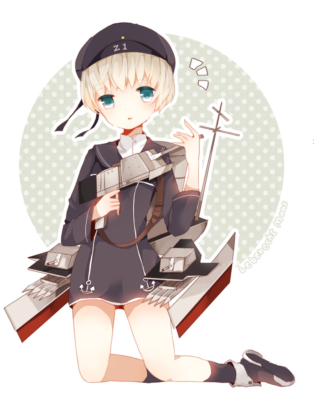 dress kantai_collection kumahara z1_leberecht_maass_(kancolle)