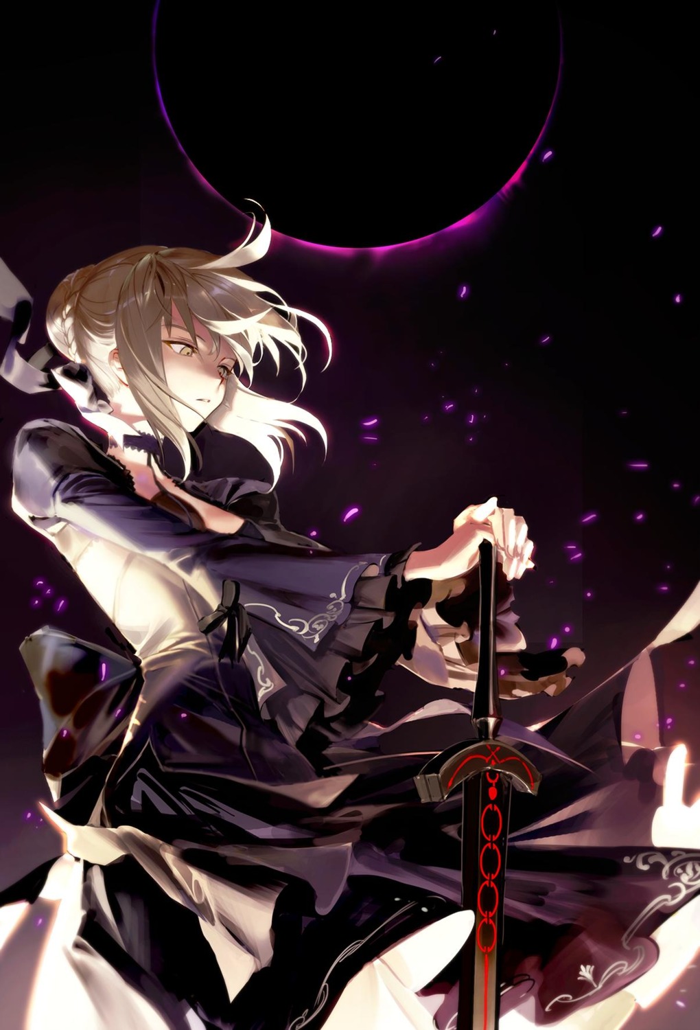 fate/grand_order saber saber_alter shycocoa sword