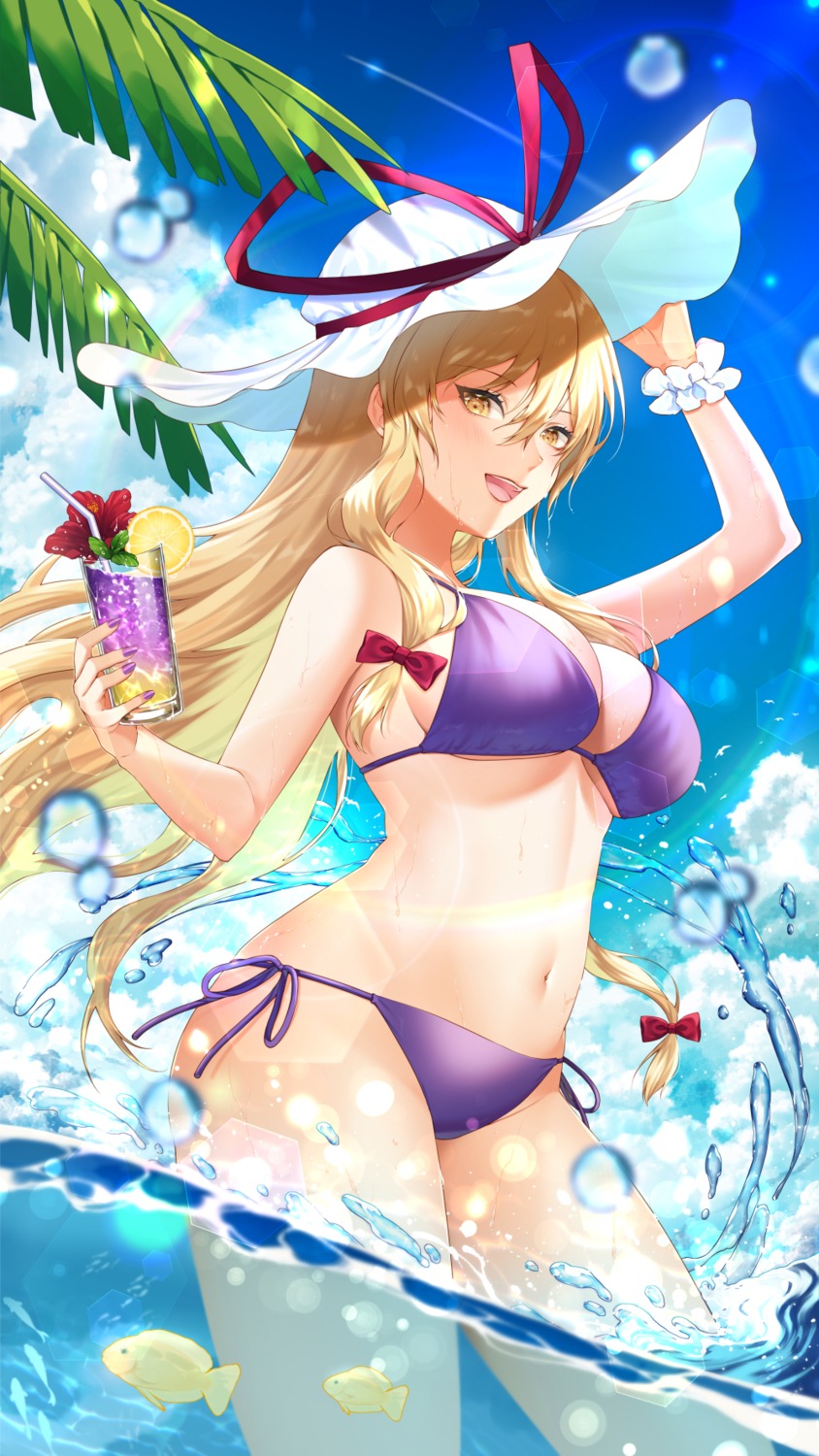 bikini kirisita swimsuits touhou wet yakumo_yukari