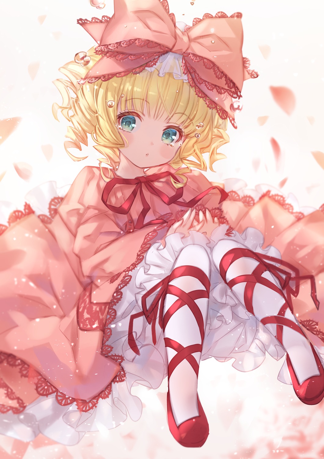 bloomers dress hina_ichigo lolita_fashion makai_no_juumin rozen_maiden skirt_lift