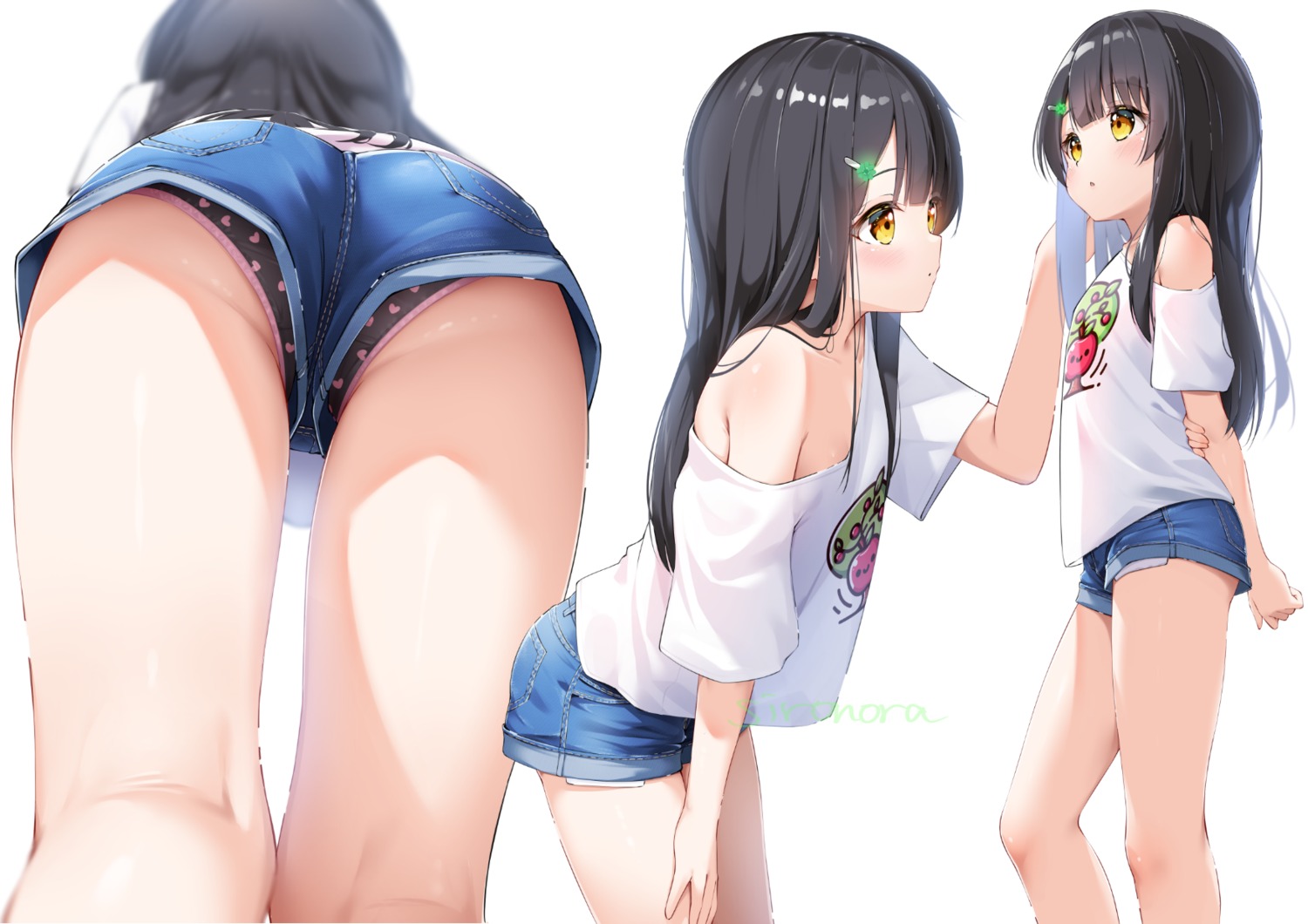 ass loli no_bra pantsu shironora