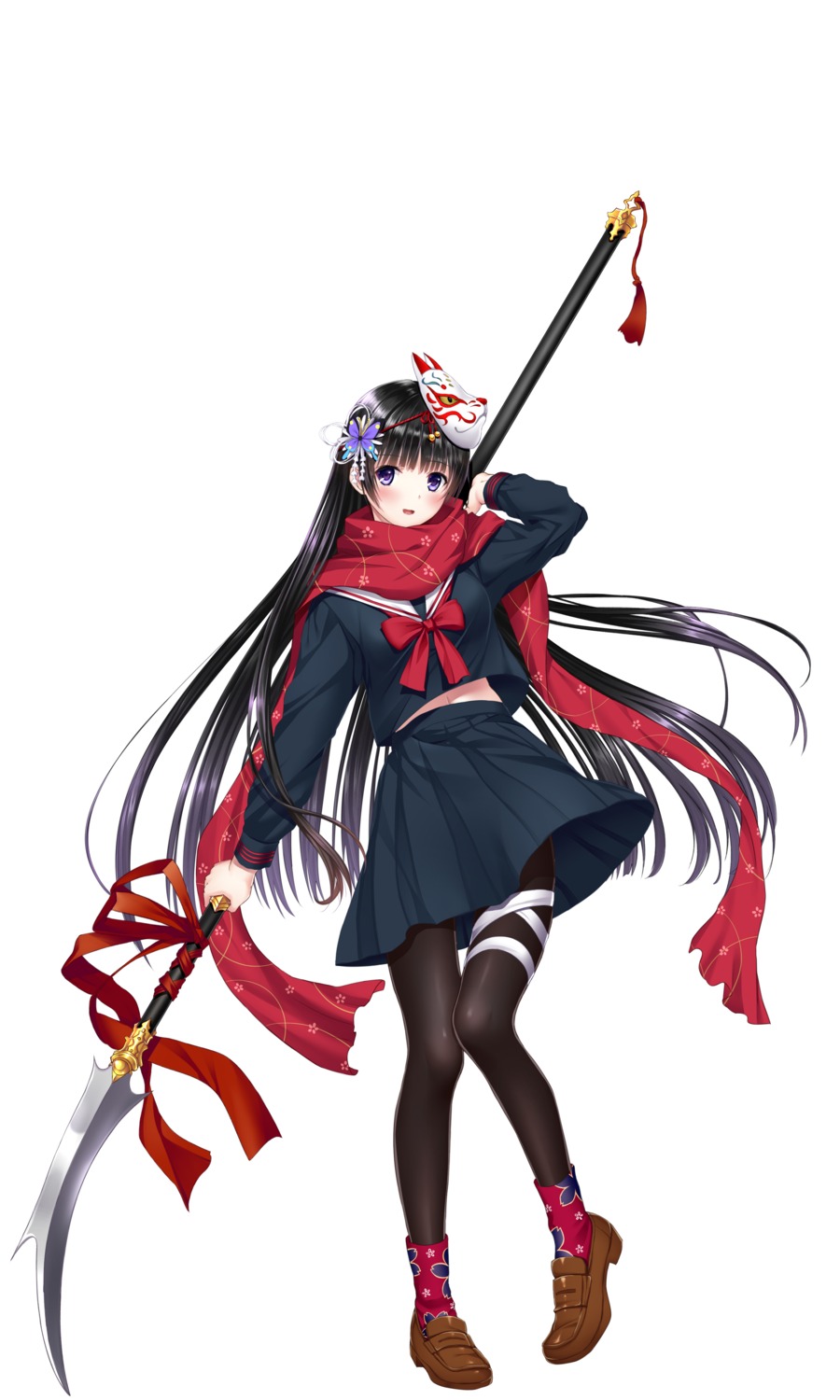 magical_phose_prism_girl ninomiya_sakura pantyhose seifuku weapon