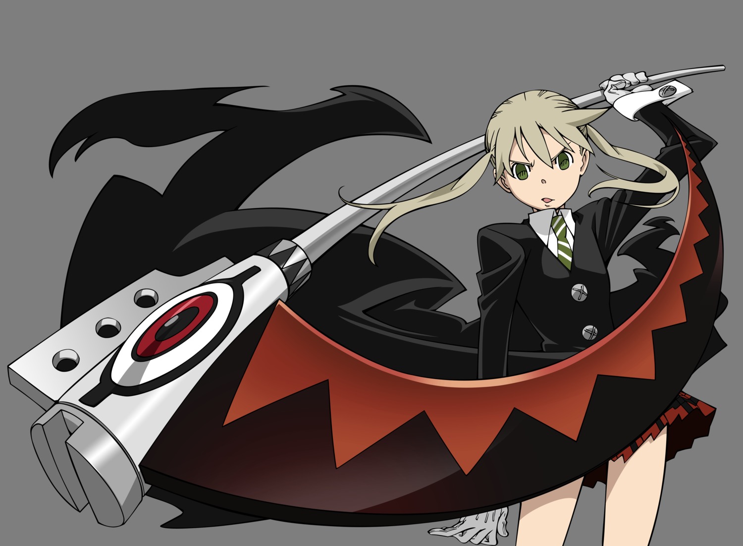 maka_albarn soul_eater transparent_png vector_trace