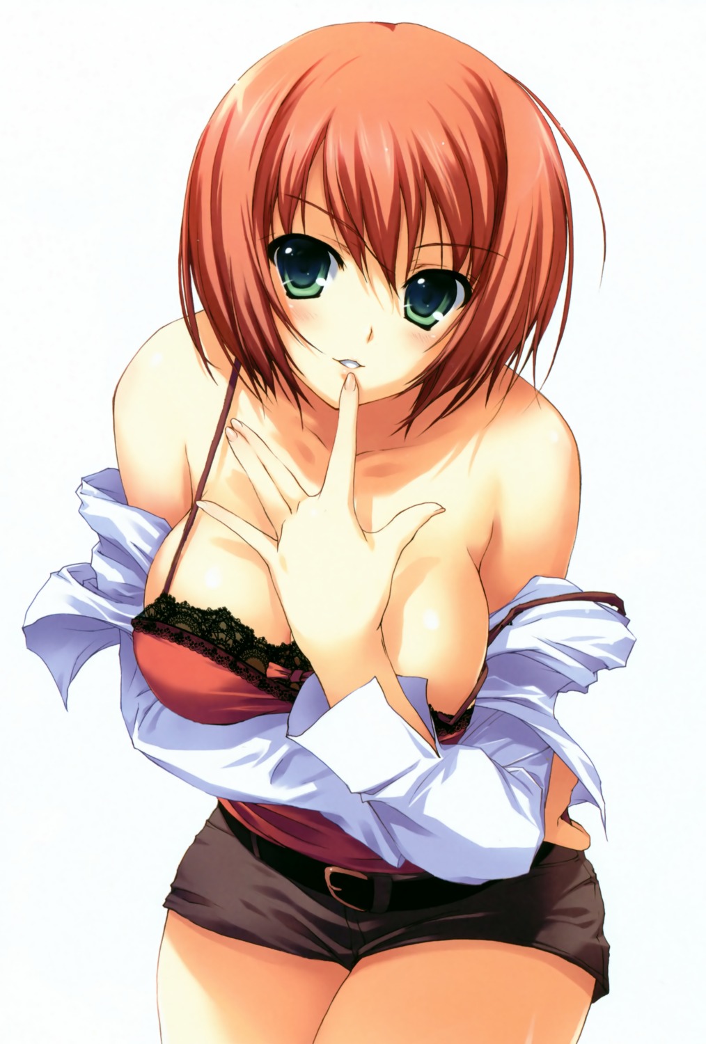 breast_hold cleavage mugenkidou tomose_shunsaku