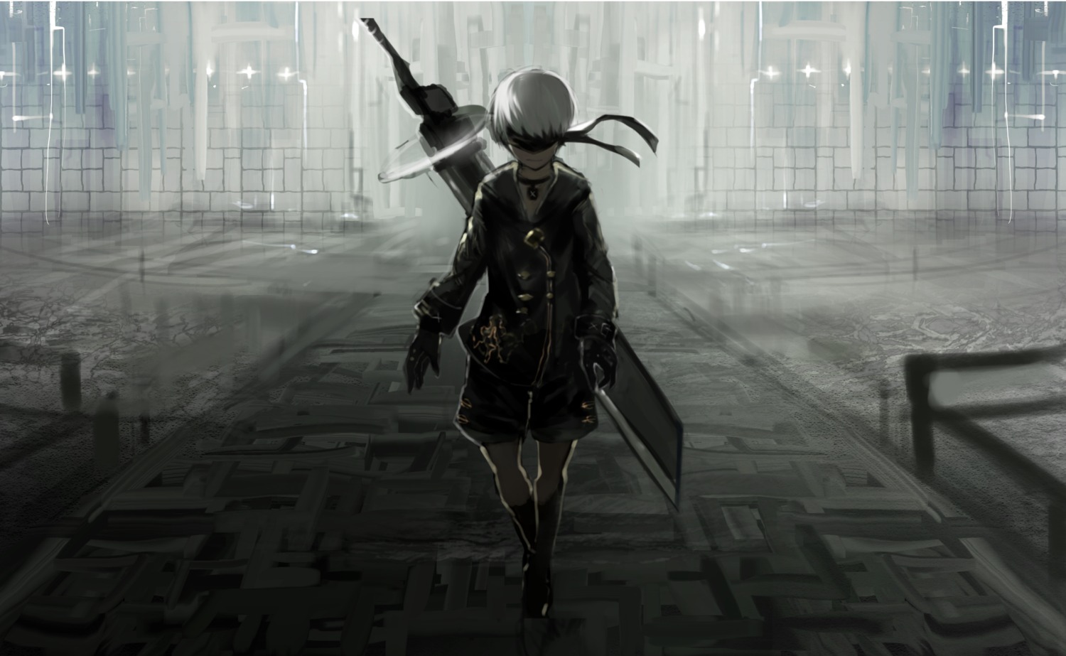 male nier_automata sword tarbo_(exxxpiation) yorha_no._9_type_s