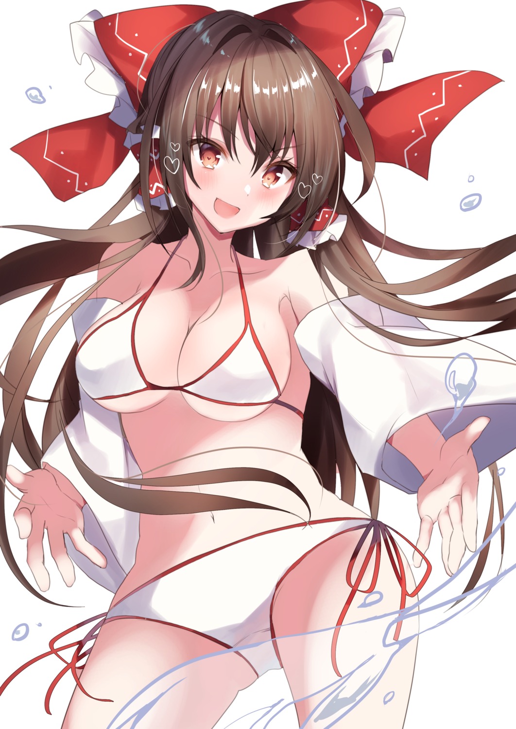 bikini hakurei_reimu nenobi_(nenorium) swimsuits touhou