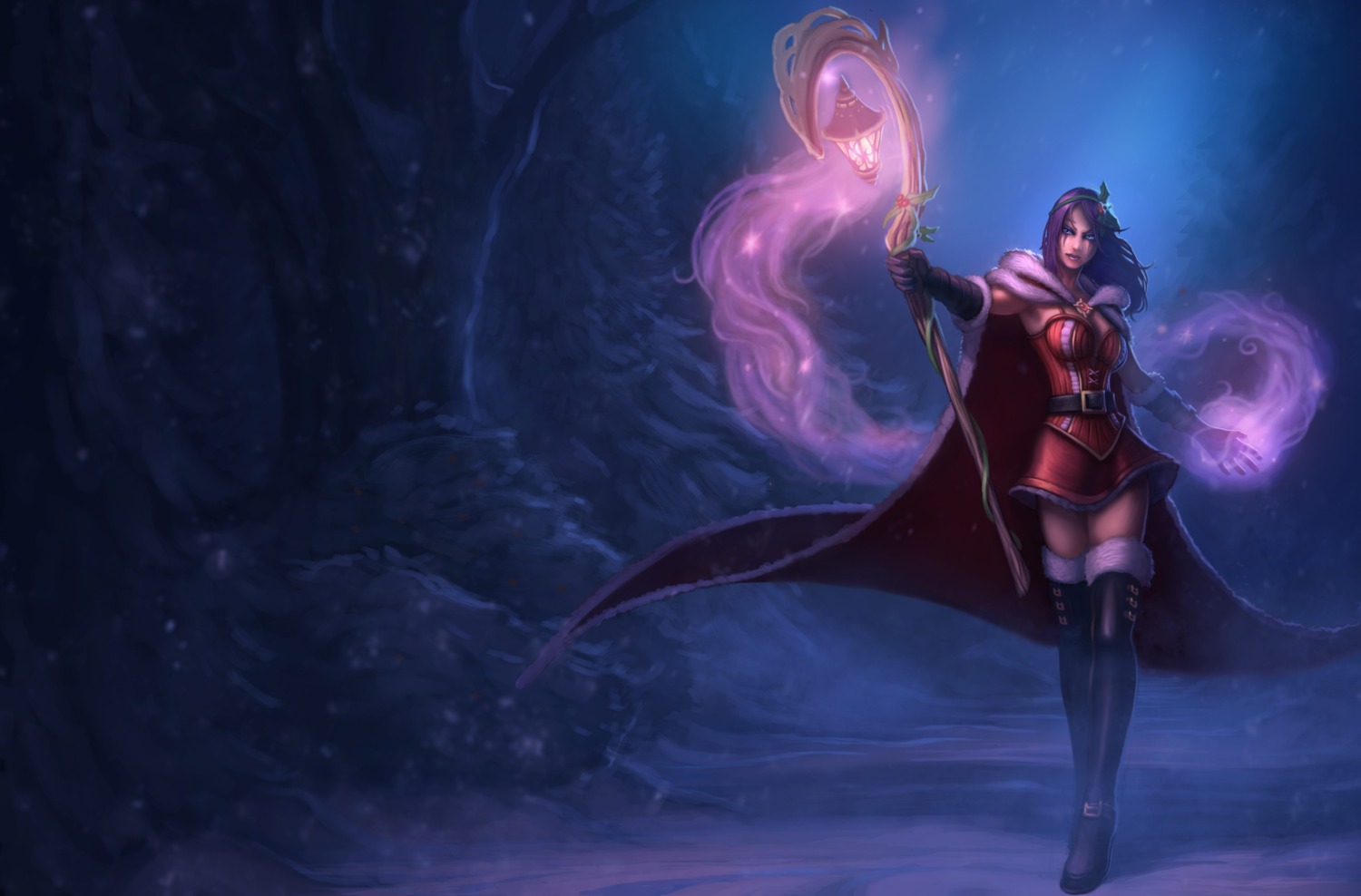 cleavage heels league_of_legends tagme thighhighs weapon