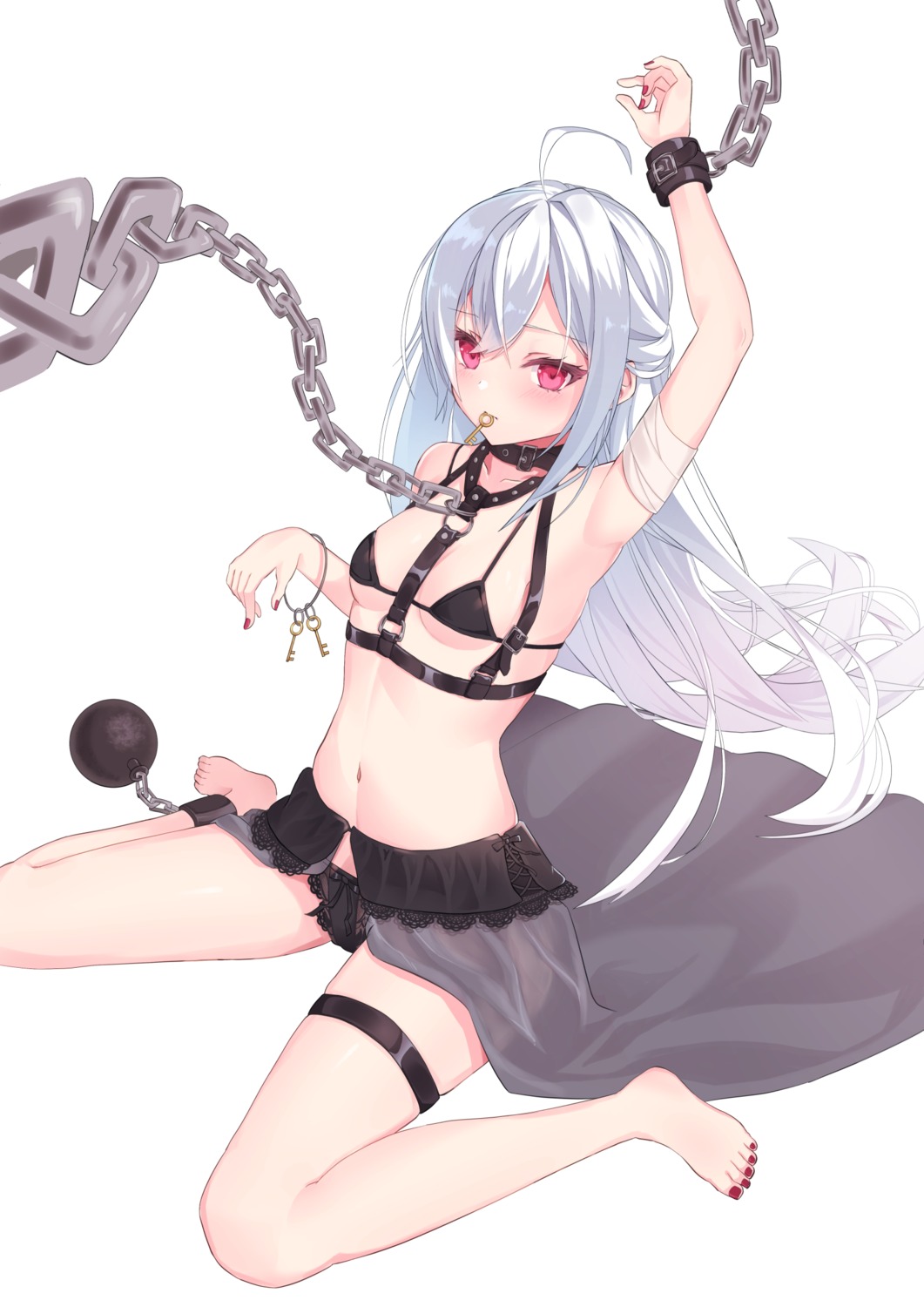 bondage bra garter lingerie pantsu see_through yuto_(yuto_illust_7)