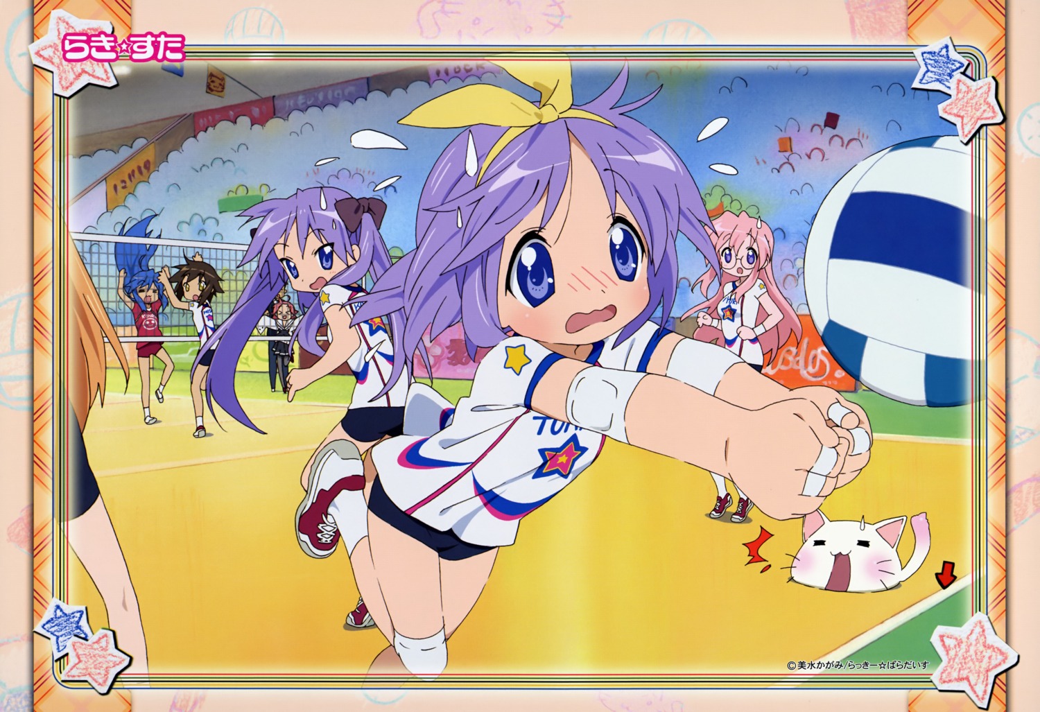 hiiragi_kagami hiiragi_tsukasa horiguchi_yukiko izumi_konata kogami_akira kusakabe_misao lucky_star takara_miyuki