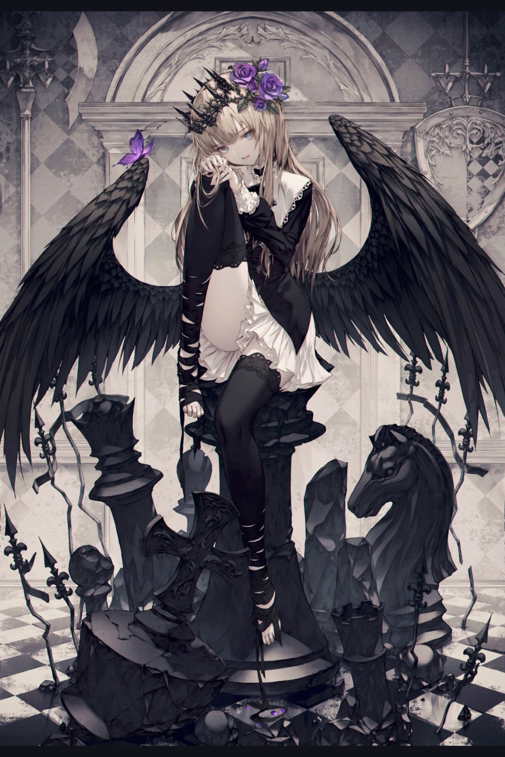 thighhighs wanke wings